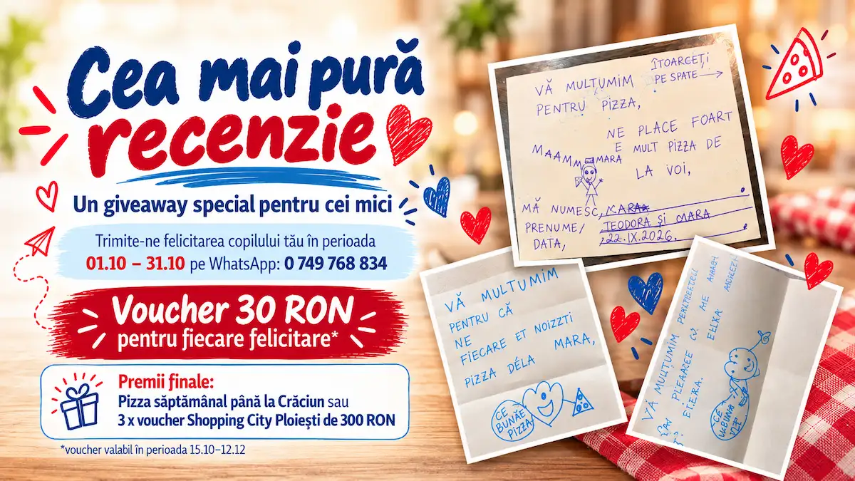 Concurs Four Star Pizza Ploiești – Octombrie 2026
